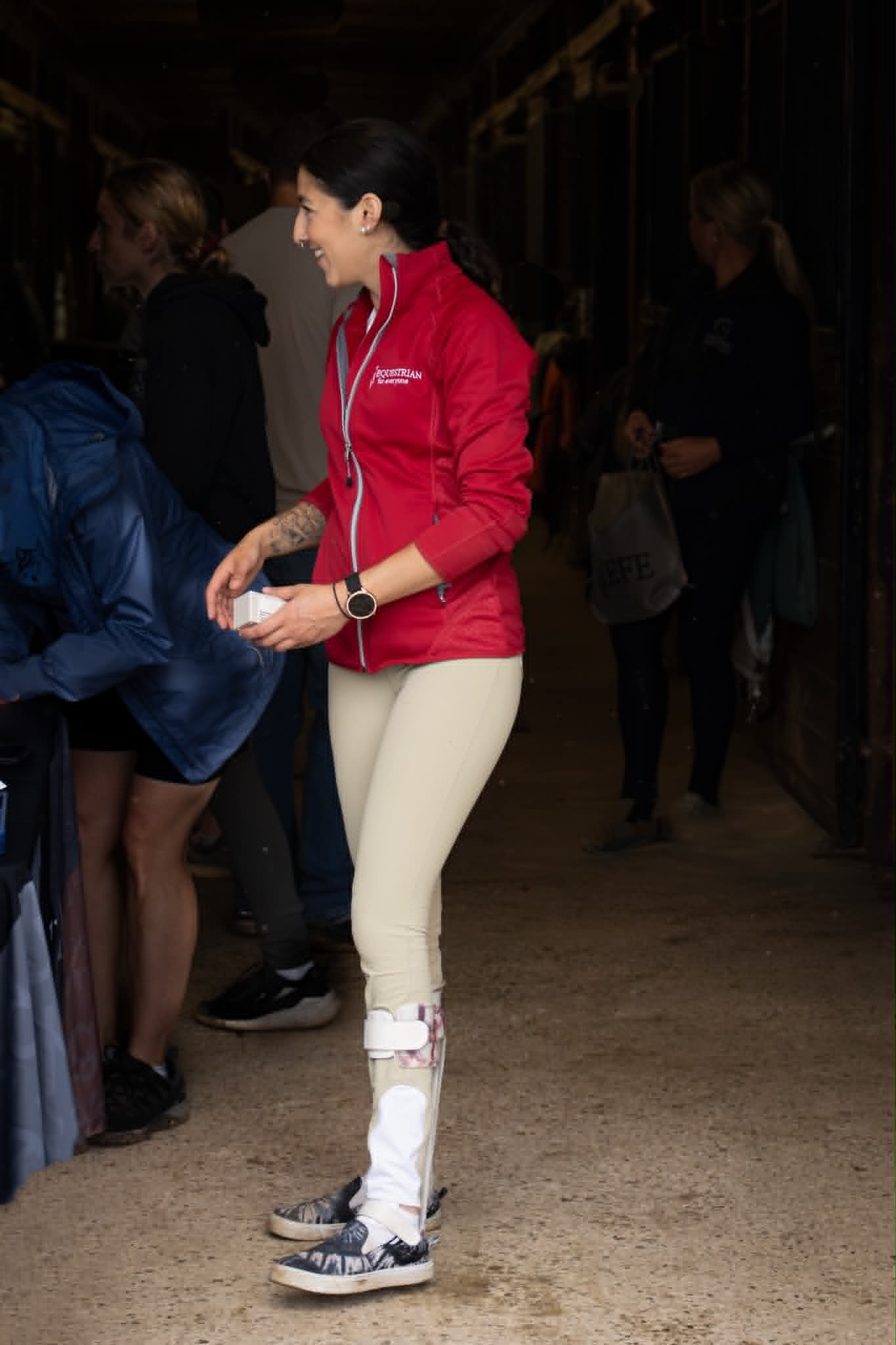 Jenn Crawford at an EFE community event