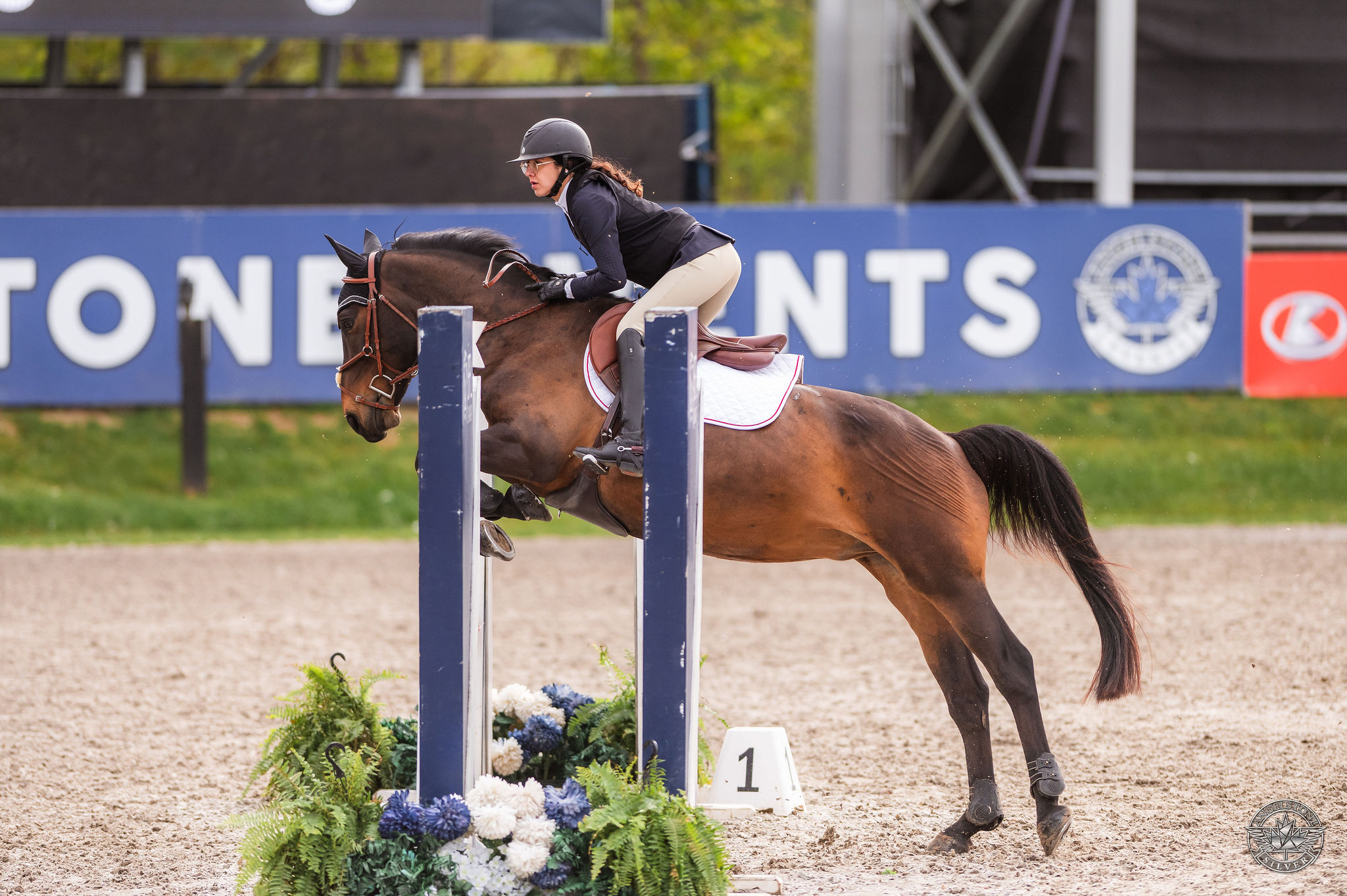 Jenn Crawford jumping